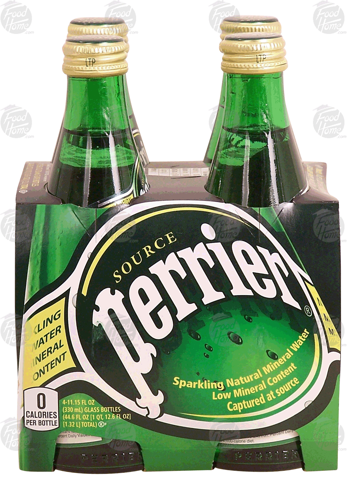 Perrier  sparkling natural mineral water, 4- 11.15 fl oz bottles Full-Size Picture